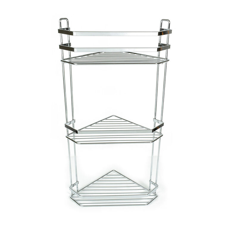 ΕΤΑΖΕΡΑ ELEGANT ΑΝΟΞΕΙΔΩΤΗ ΓΩΝΙΑΚΗ 3 ΘΕΣΕΩΝ 53.6X20CM INOX
