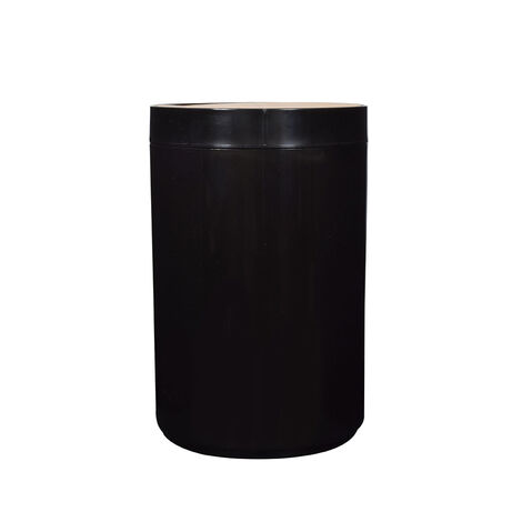 ΧΑΡΤΟΔΟΧΕΙΟ ΜΠΑΝΙΟΥ BAMBOO ΠΛΑΣΤΙΚΟ 5LT ΜΕ ΠΑΛΛΟΜΕΝΟ ΚΑΠΑΚΙ ΜΑΥΡΟ