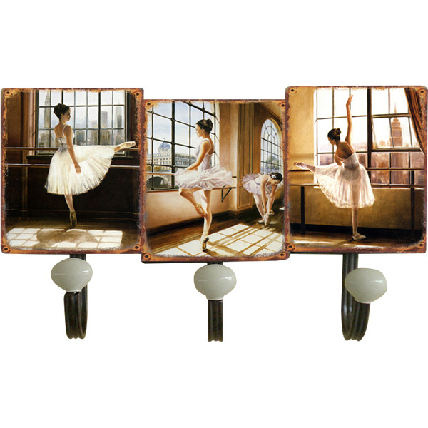 HANGER 3 POSITIONS WITH BALLERINA METAL