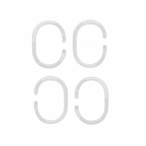 ΚΡΙΚΟΙ ΚΟΥΡΤΙΝΑΣ ΜΠΑΝΙΟΥ ΠΛΑΣΤΙΚΟΙ ΔΙΑΦΑΝΕΙΣ 12Τ.
